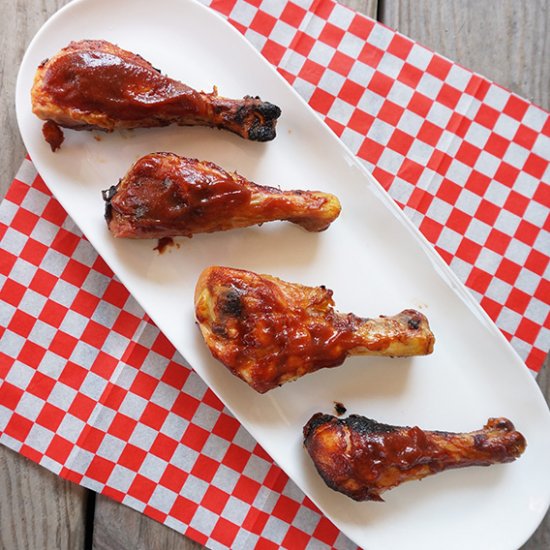 Smoked BBQ Chicken Legs