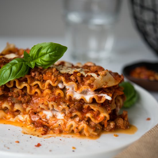 Lasagna with Cashew Bechamel