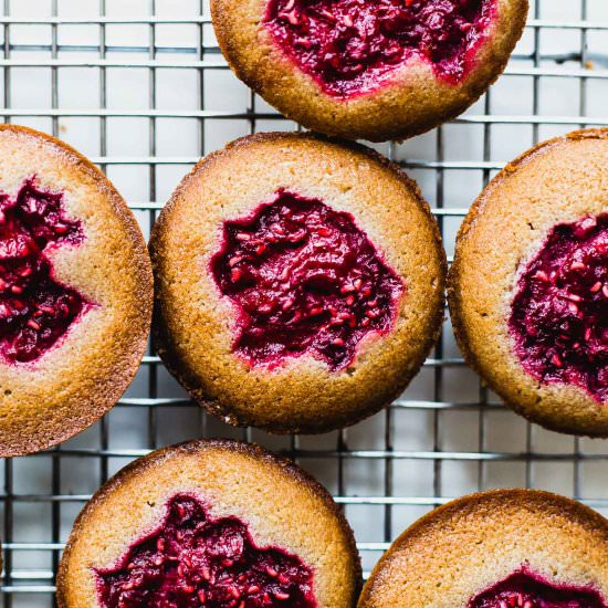 Gluten-Free Raspberry Financiers