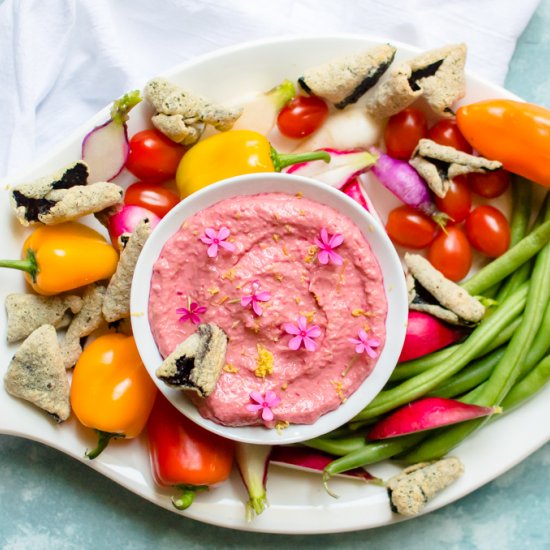 Pink-tastic Veggie Dip