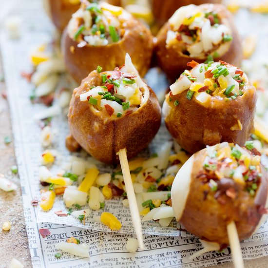 Mini Chili Bowl Bites On a Stick