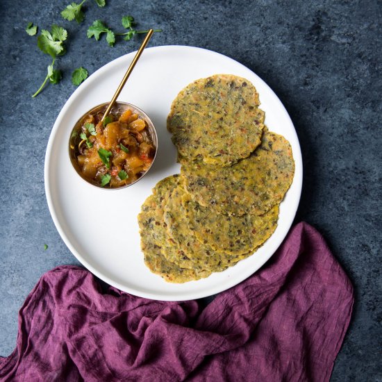 Fenugreek & ginger flatbread