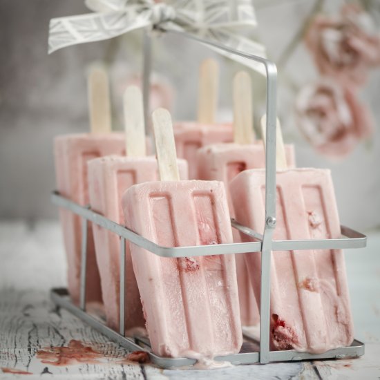 Roasted Strawberry Milk or Lollies