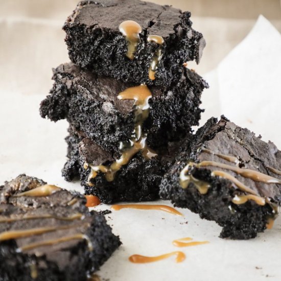 Salted Caramel Chocolate Brownie