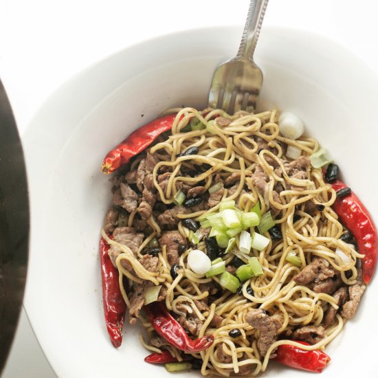 Spicy Noodles & Beef