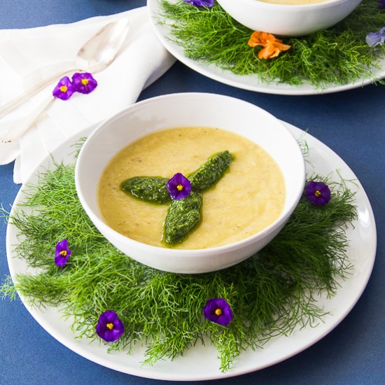 Chilled Leek & Fennel Soup