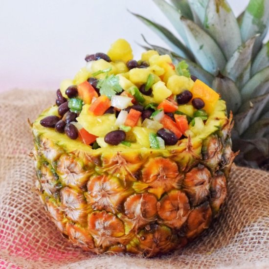 Pineapple Black Bean Salsa