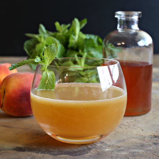 Bourbon Peach Shrub