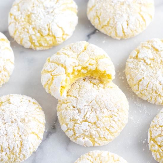 Lemon Crinkle Cookies