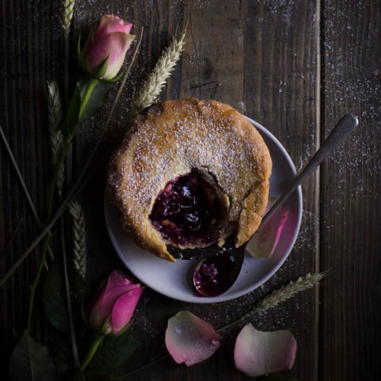 Cherry and Tonka Bean Pies