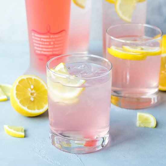 Pink Lemonade Vodka Cocktail