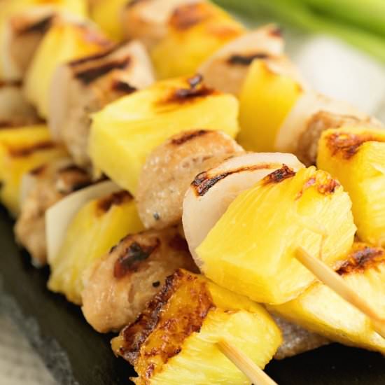 Chicken Pineapple Kebabs