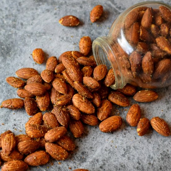 Barbecue Seasoned Roasted Almonds