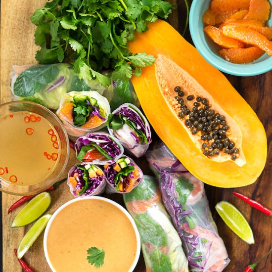 Vietnamese Shrimp Summer Rolls