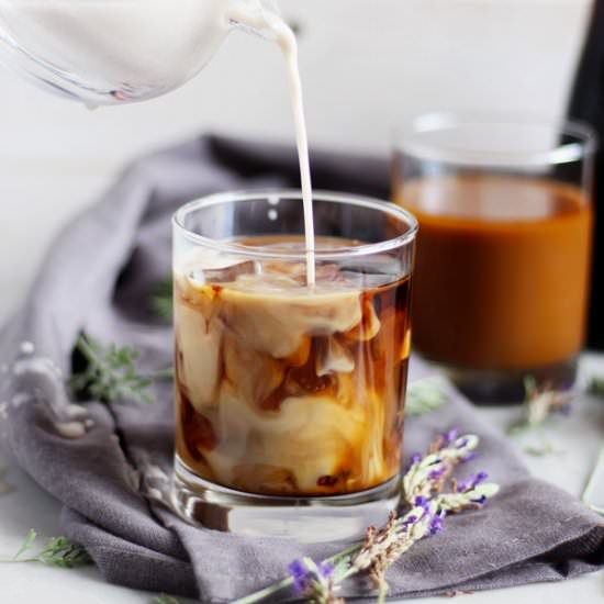 Honey Lavender Cold Brew Latte