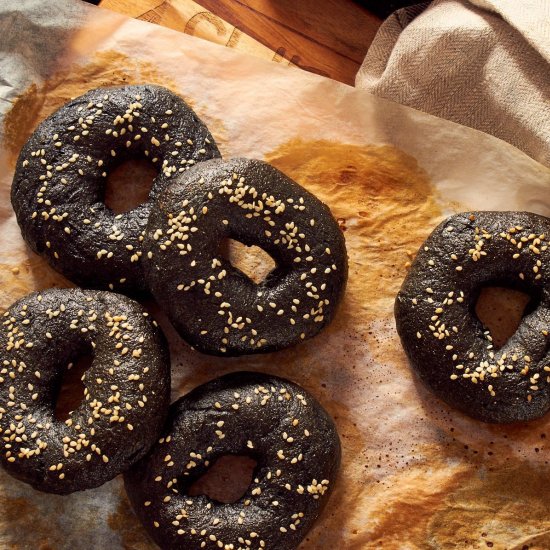 Black Midnight Bagels