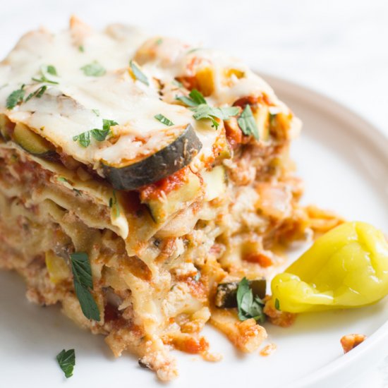 Crock Pot Vegetable Lasagna