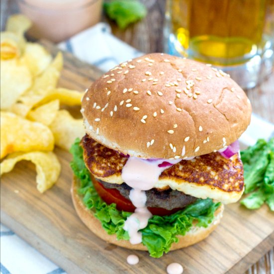 Queso Frito Burger