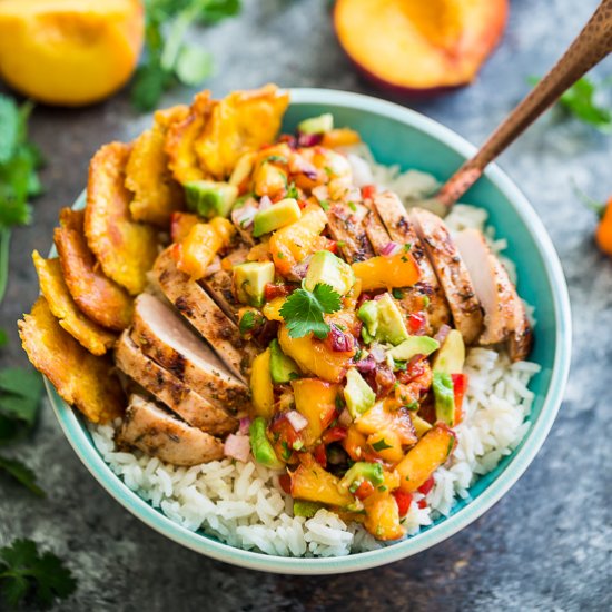 Caribbean Jerk Chicken Bowls