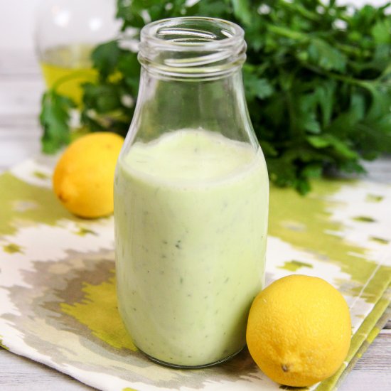 Healthy Green Goddess Dressing