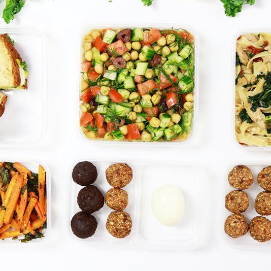 Three Healthy School Lunches