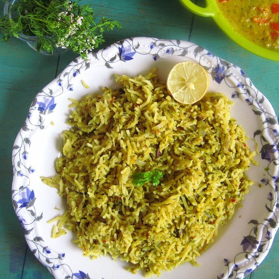 Coconut Coriander Pulav