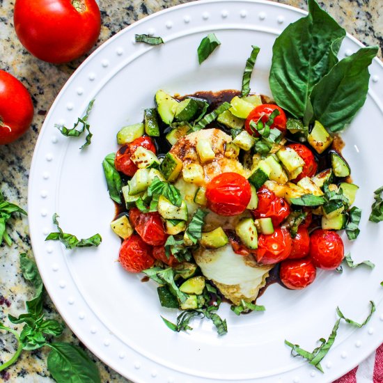 Sheet Pan Caprese Chicken