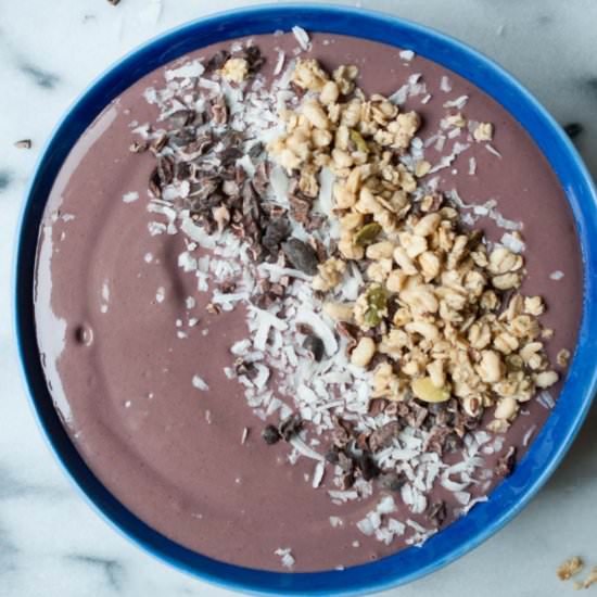 Acai Cherry Smoothie Bowl