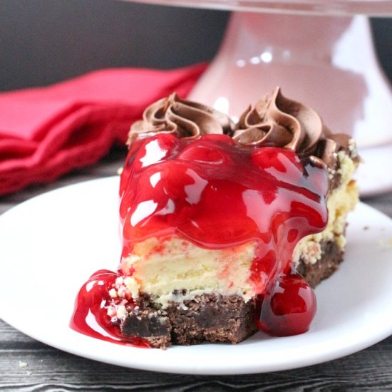 Chocolate Cherry Cheesecake