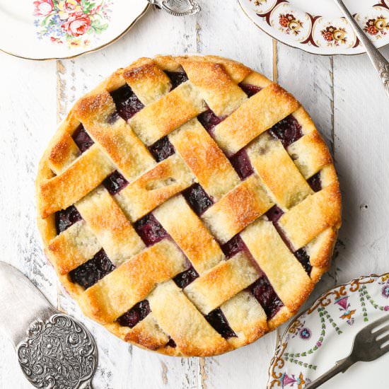 Gluten Free Blueberry Pie