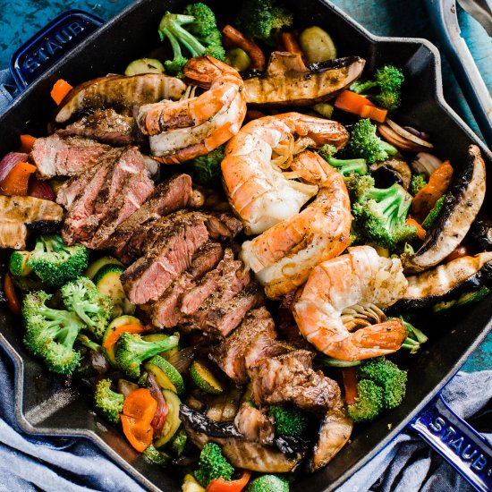 Surf And Turf Paleo Bowl