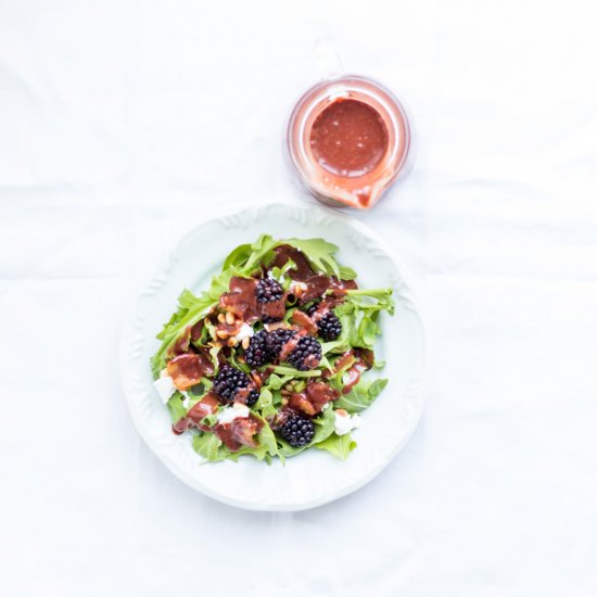 Blackberry Arugula Salad