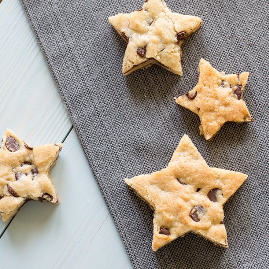 Cutout Chocolate Chip Cookies