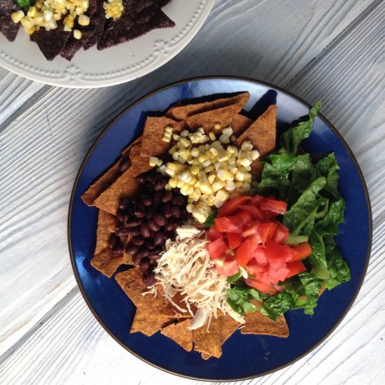 Slow Cooker Chicken Taco Salad