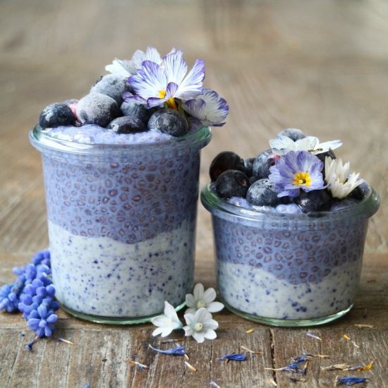 Blue Chia Pudding