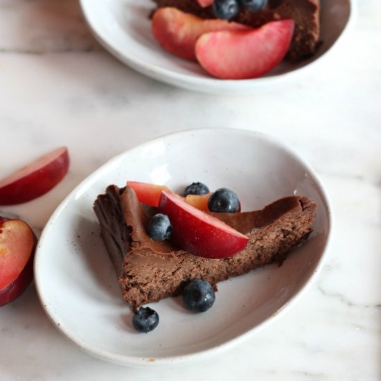 Small Batch Chocolate Cheesecake