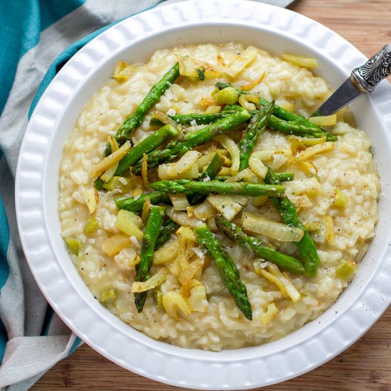 Fennel & Asparagus Risotto