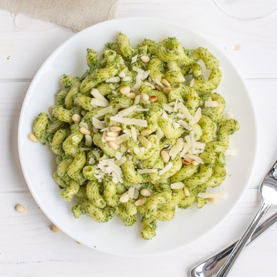 Quick, Healthy Zucchini Basil Pesto