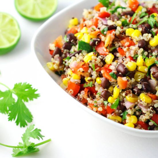 Tex Mex Vegetarian Quinoa Salad