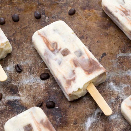 Iced Mocha Latte Popsicles