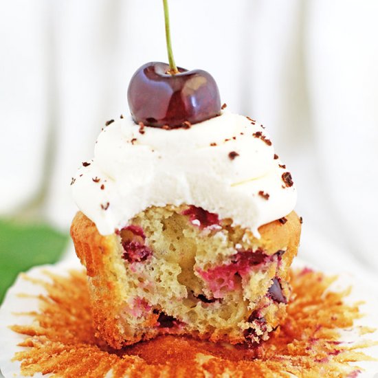 Cherry Vanilla Cupcakes