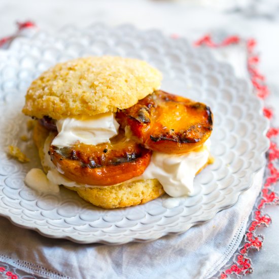 Grilled Nectarine Shortcake