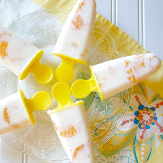 Mandarin Orange Yogurt Pops