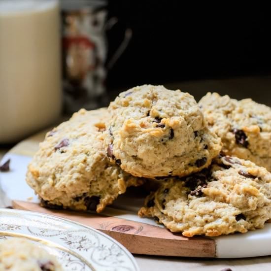 Vegan Chocolate Chip Rock Cakes