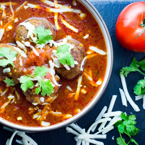 Mexican Meatball Soup