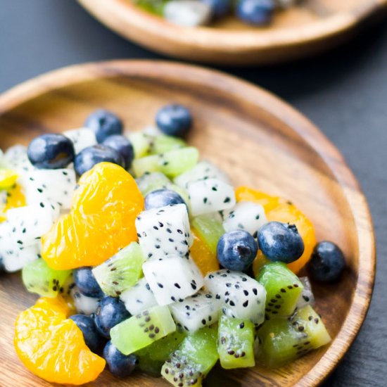 Dragon Fruit Salad with Oranges