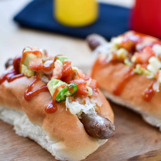 Mexican Style Hot Dogs