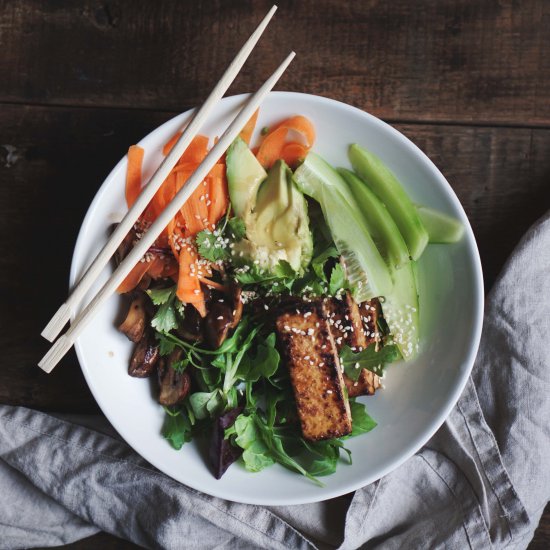 Buddha Bowl with Sesame and Tofu