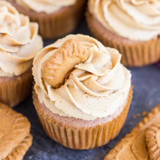 Cookie Butter Cupcakes