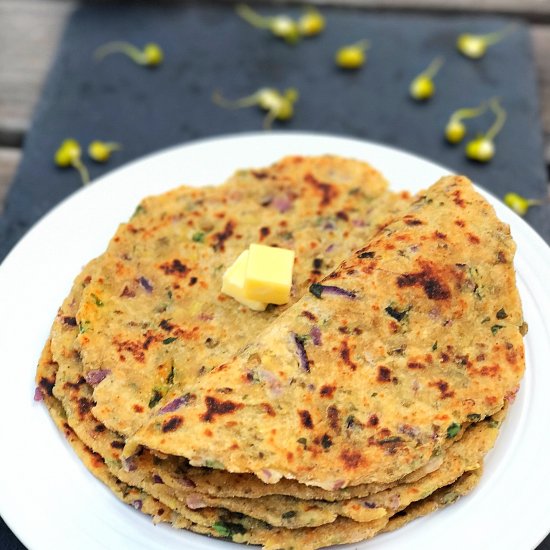 Sprouts Paratha